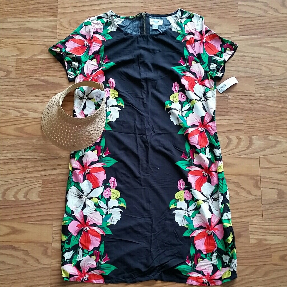 Hawaiian Shift Dress